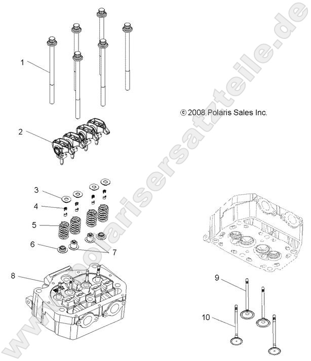 ENGINE, VALVES ENGINE, VALVES