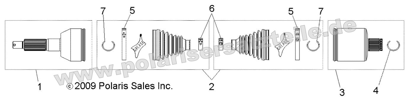 Drive Train, Rear Drive Shaft