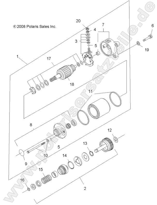 ENGINE, STARTING SYSTEM