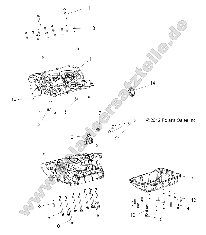 Engine, Crankcase Engine, Crankcase