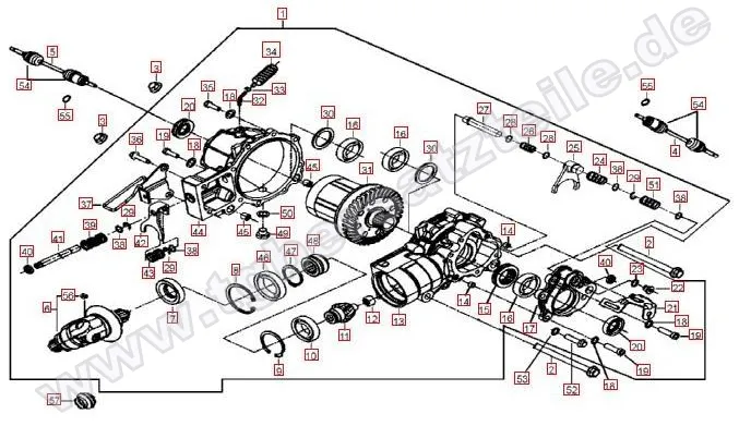 Differenzial vorne Differenzial vorne