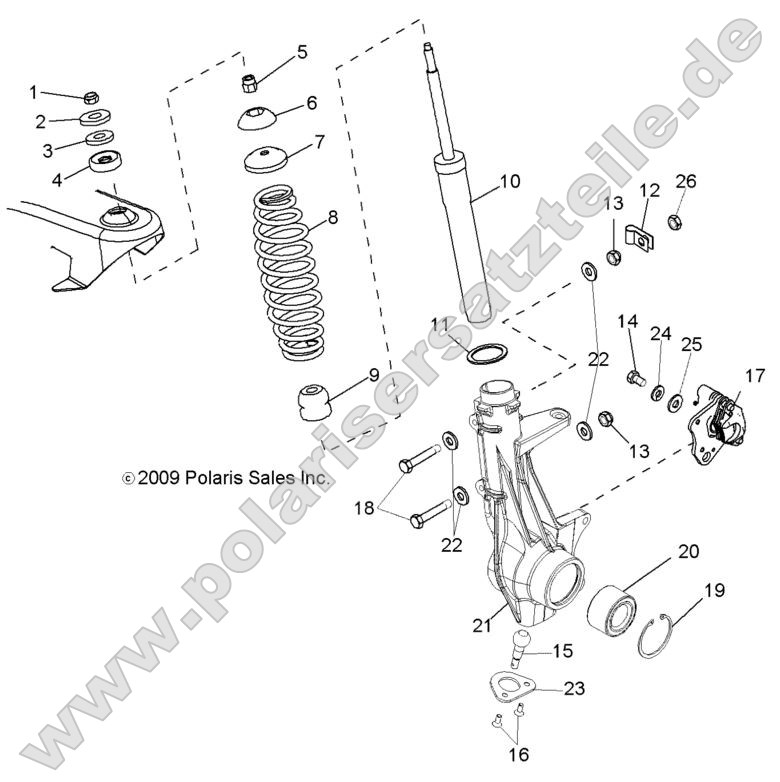 Suspension, Front Strut Suspension, Front Strut