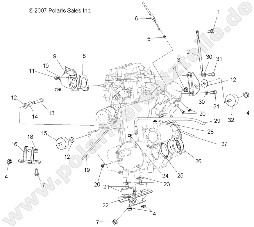 ENGINE, MOUNTING ENGINE, MOUNTING