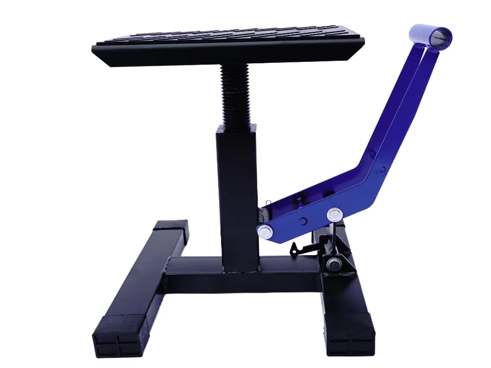 TMP Motocross & Enduro Hubständer Factory / MX Montageständer - schwarz-blau