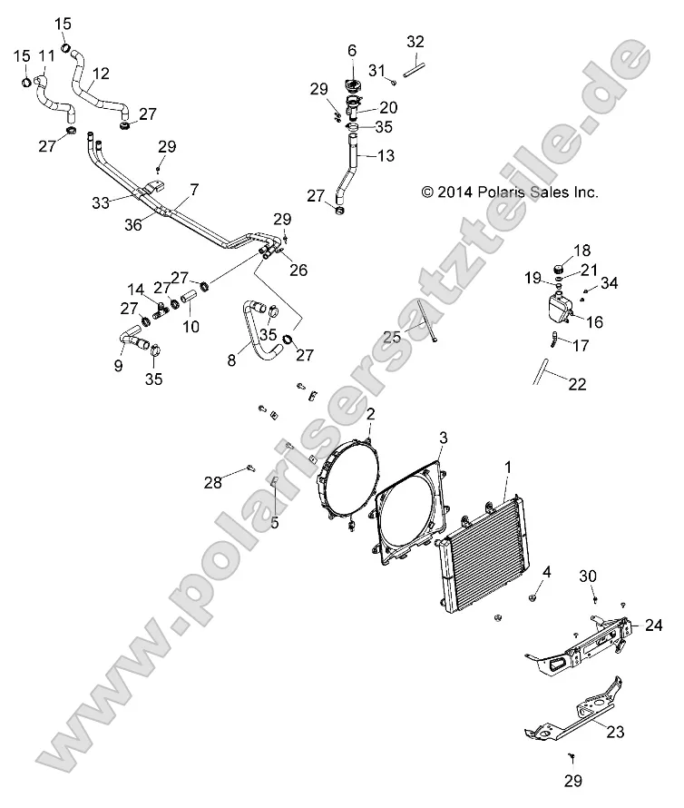 Engine, Cooling System Engine, Cooling System