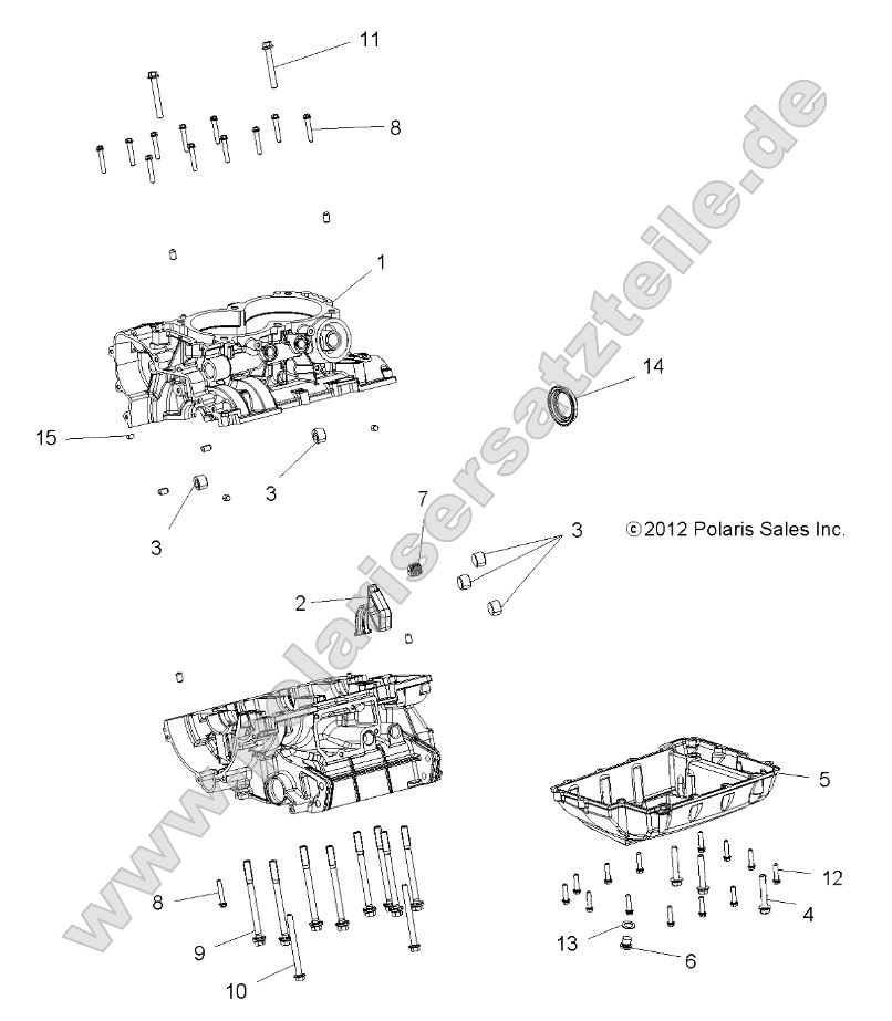 Engine, Crankcase Engine, Crankcase
