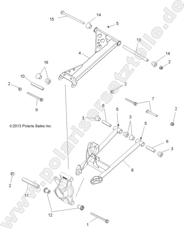 SUSPENSION, REAR SUSPENSION, REAR