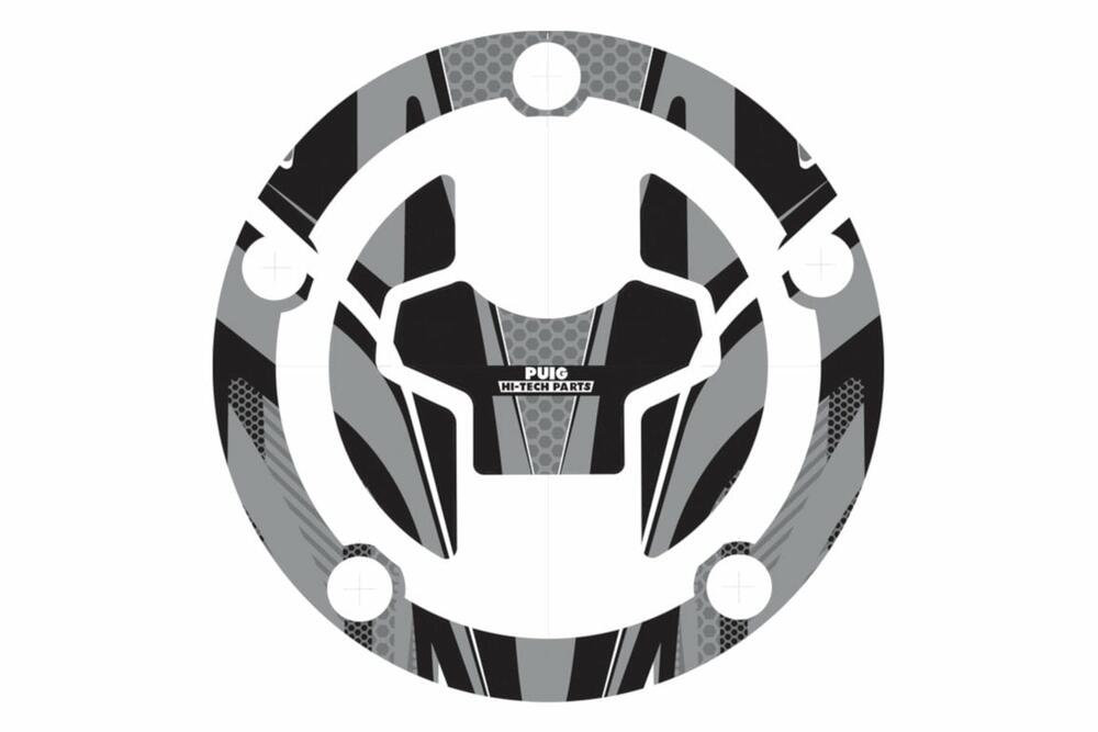 PUIG TANKDECKEL-ABDECKUNG MOD. RADIKAL SUZUKI C/GRAU - 9965U