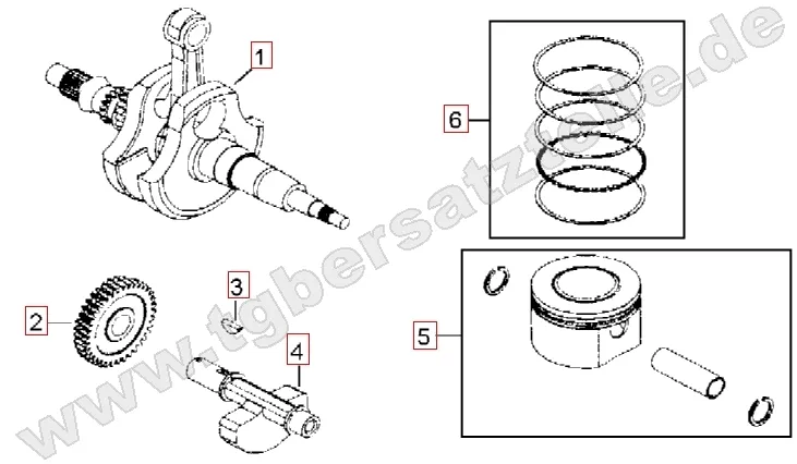 Kurbelwelle - Kolben Kurbelwelle - Kolben