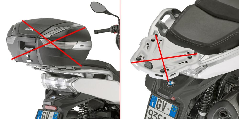 Givi Topcaseträger für Monokey und Monolock Koffer - BMW C 400 GT 2019-23