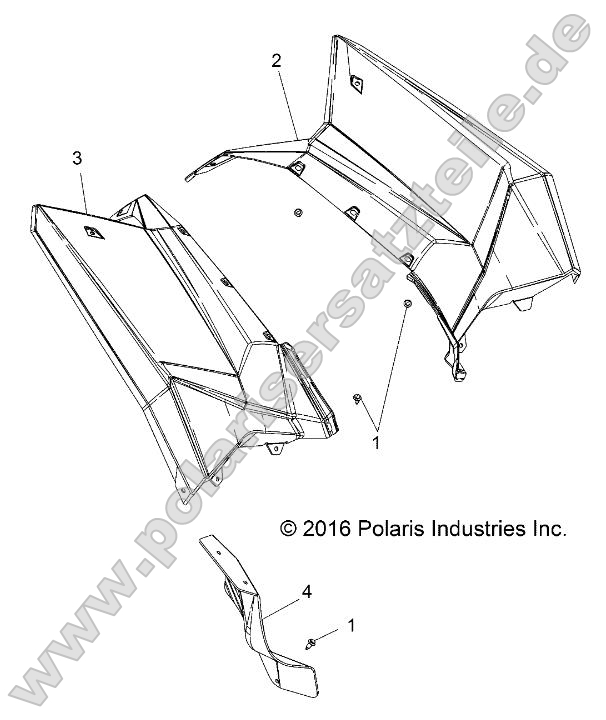 Body, Rear Cab Body, Rear Cab