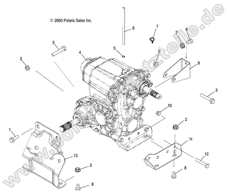 Transmission, Mounting