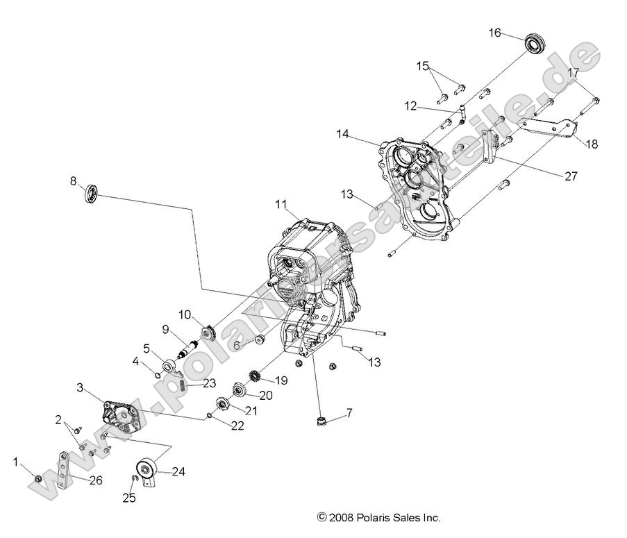 Drive Train, Main Gearcase