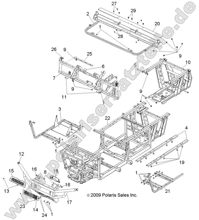 Chassis, Frame and Front Bumper