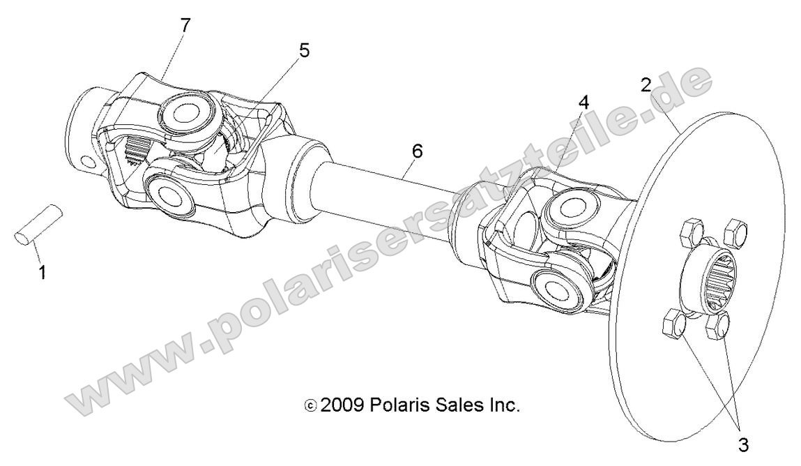 Drive Train, Rear Prop Shaft