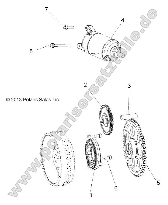 Engine, Starter Drive