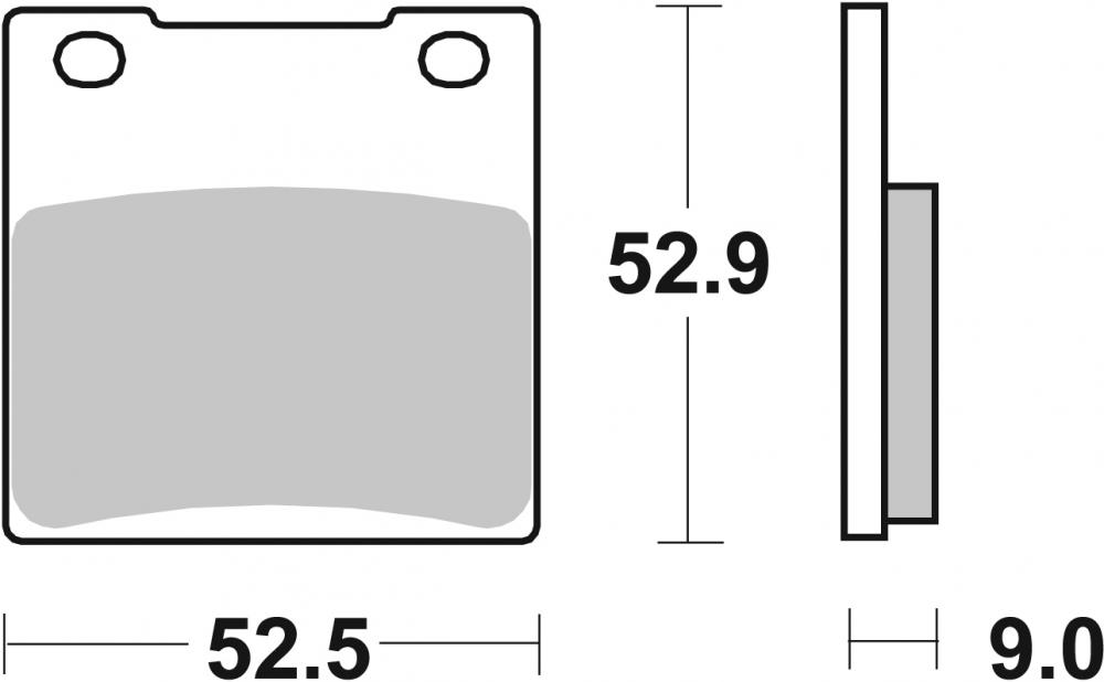 SBS Bremsbeläge LS Street Sinter ABE - 556LS