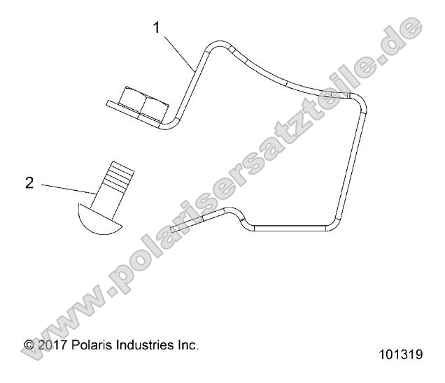 Engine, Fuel Rail Clamp (from 2/3/2017) Engine, Fuel Rail Clamp (from 2/3/2017)