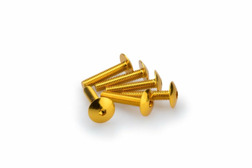 PUIG SCHRAUBEN-KIT (KUPPELFÖRMIG) M6X30MM. GOLD - 3995G