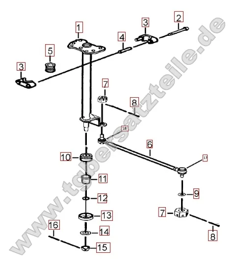 Lenksäule - Spurstange Lenksäule - Spurstange