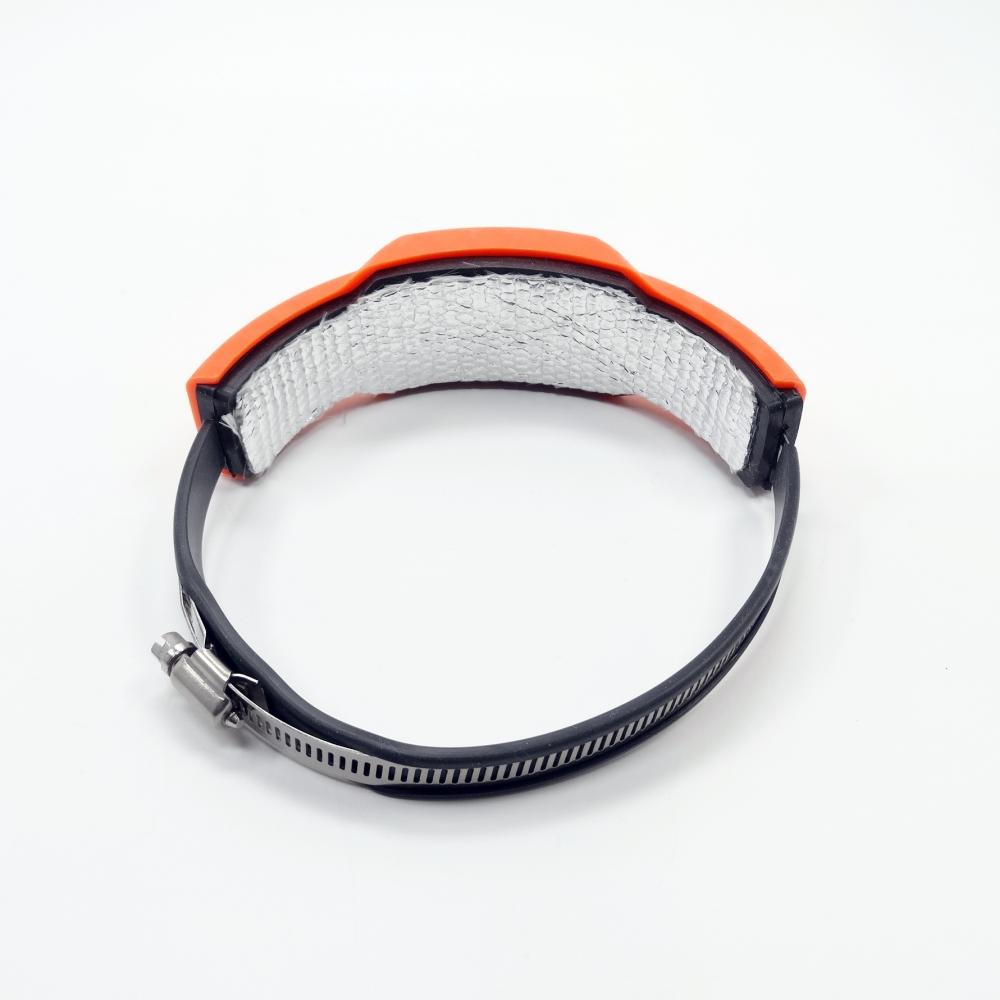 Universal_Racing_Endschalldaempfer_Protektor_hexagon_orange_4 Racing Endschalldämpfer Protektor Universal Hexagonal orange