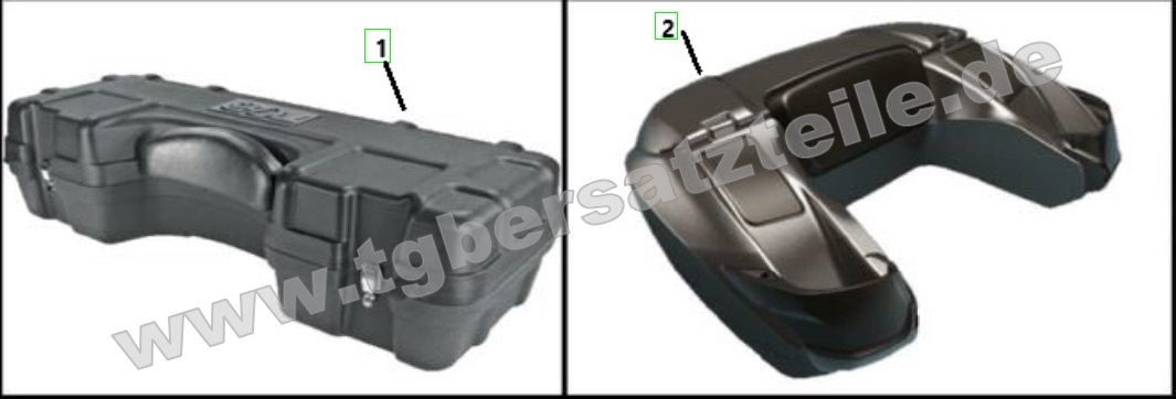 Top Case - Sturzbügel hinten