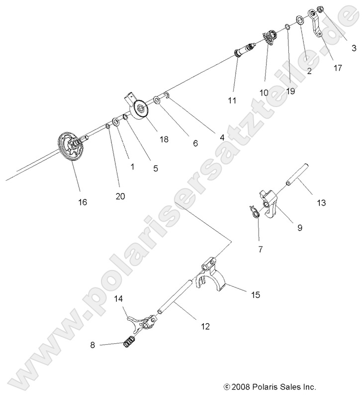 DRIVE TRAIN, MAIN GEARCASE SHIFT FORKS DRIVE TRAIN, MAIN GEARCASE SHIFT FORKS