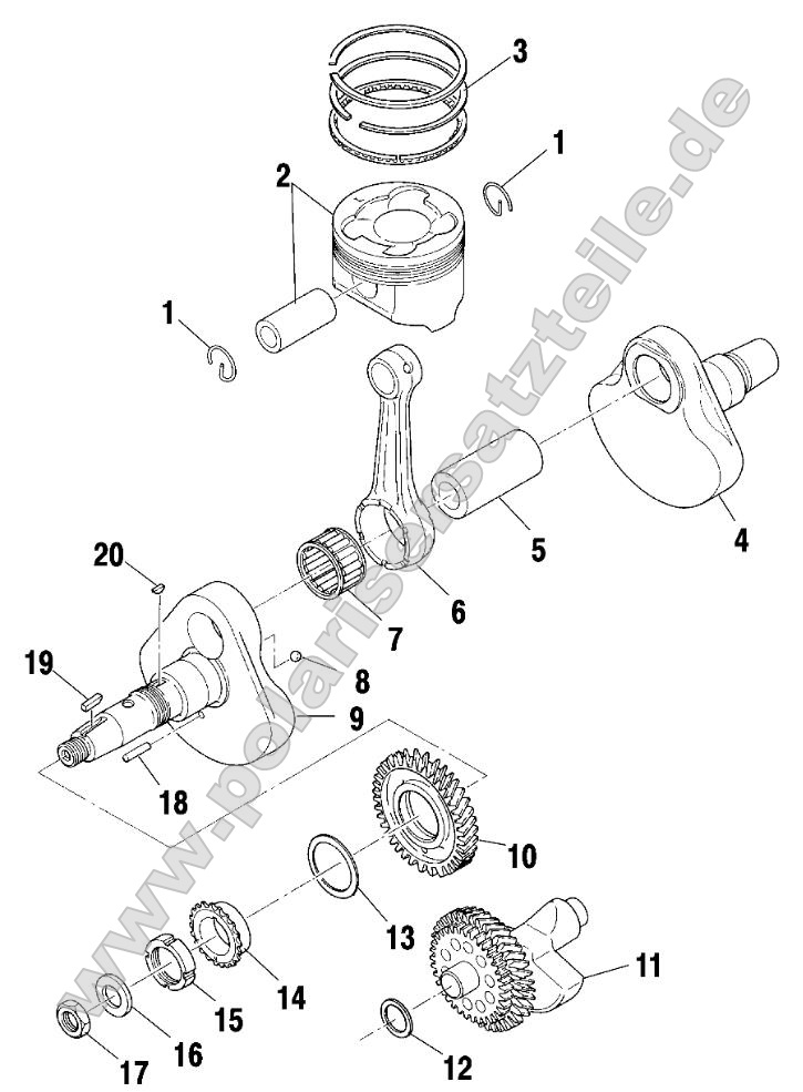 Crankshaft and Piston