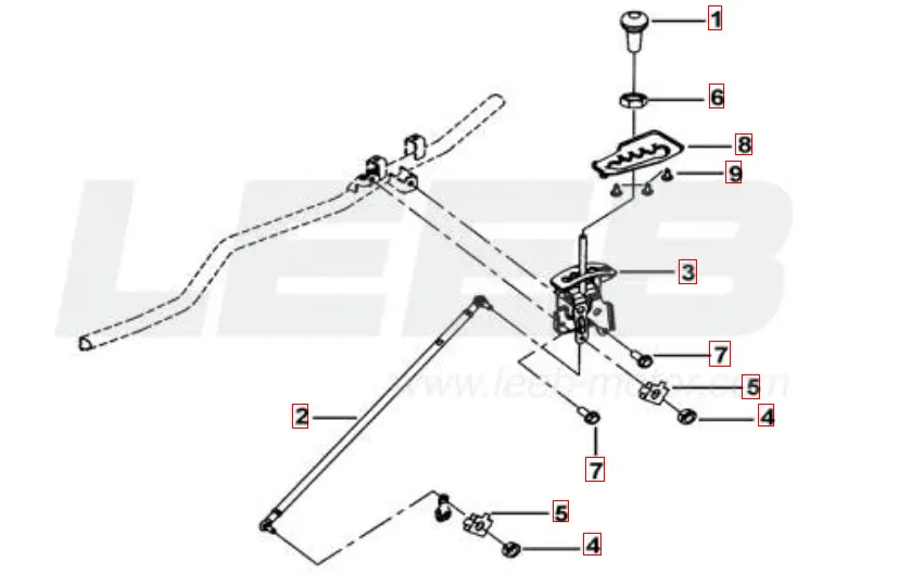 Gangschalthebel Gangschalthebel