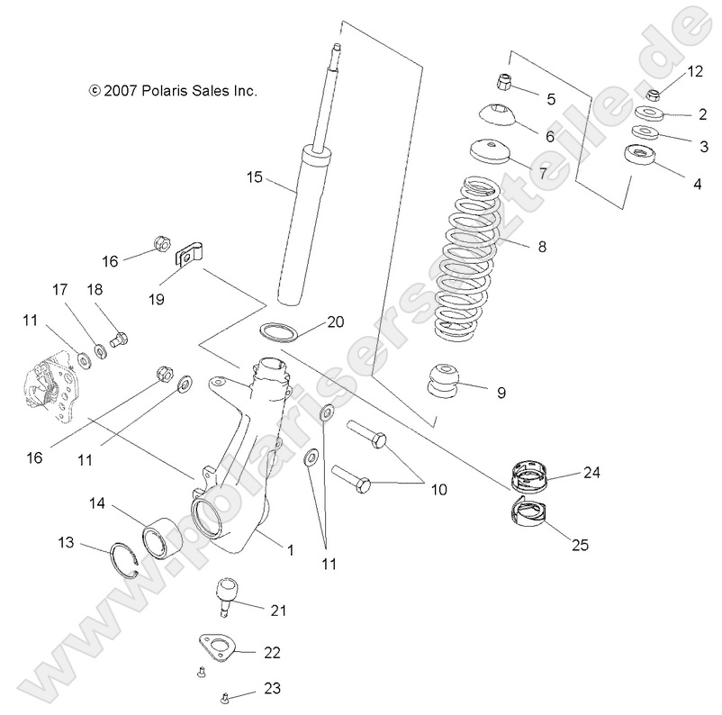 SUSPENSION, FRONT STRUT SUSPENSION, FRONT STRUT