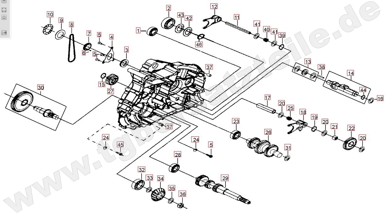 Motorgehäuse links (2) Motorgehäuse links (2)
