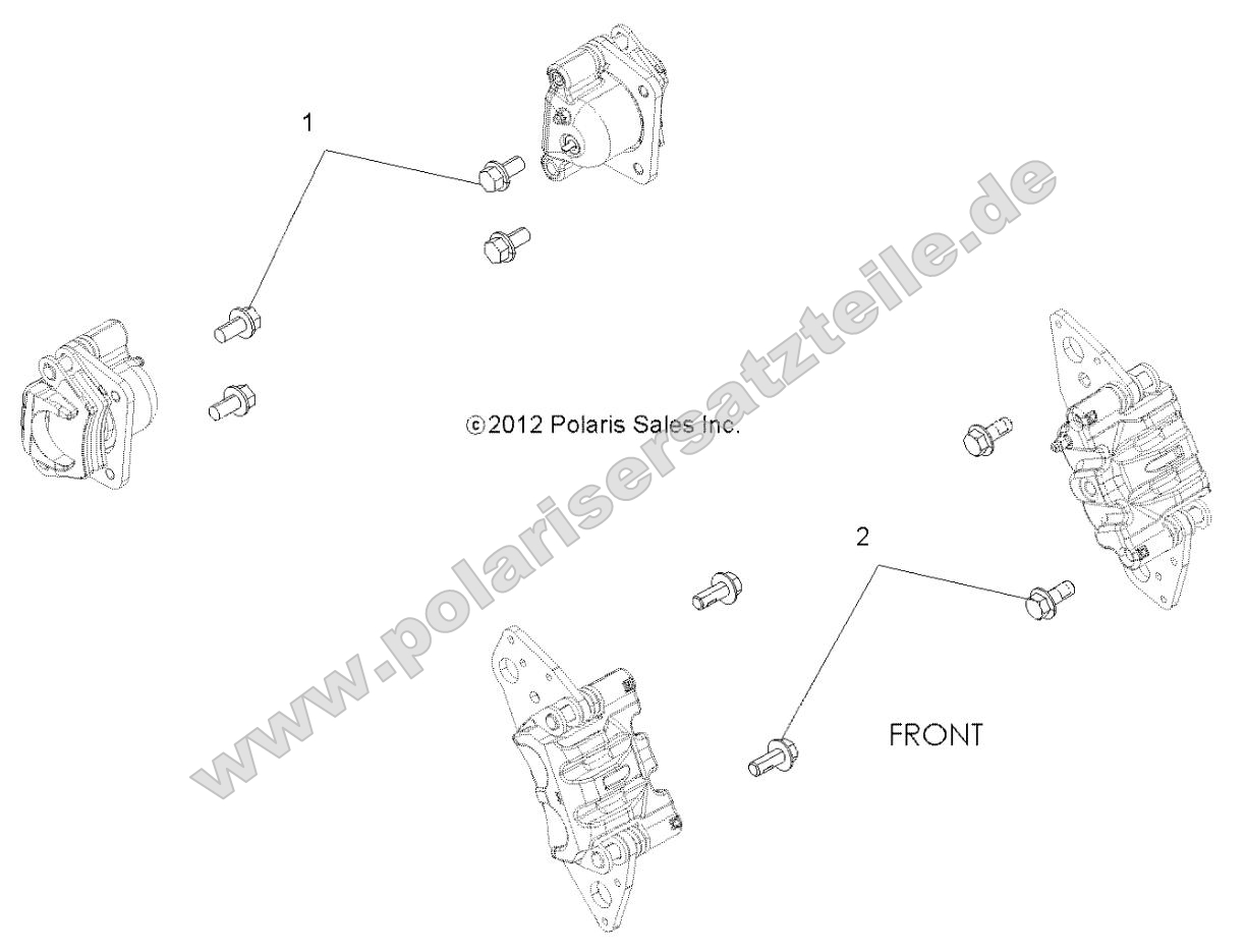 Brakes, Caliper Mounting