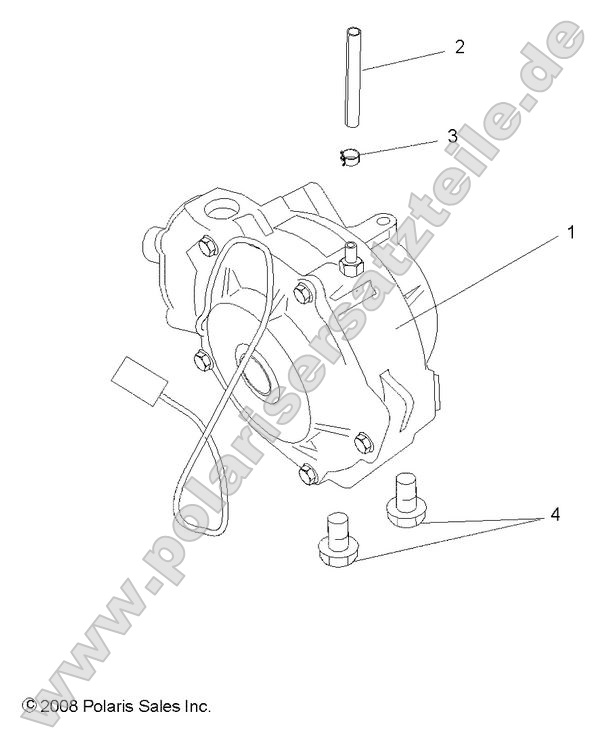 Drive Train, Front Gearcase