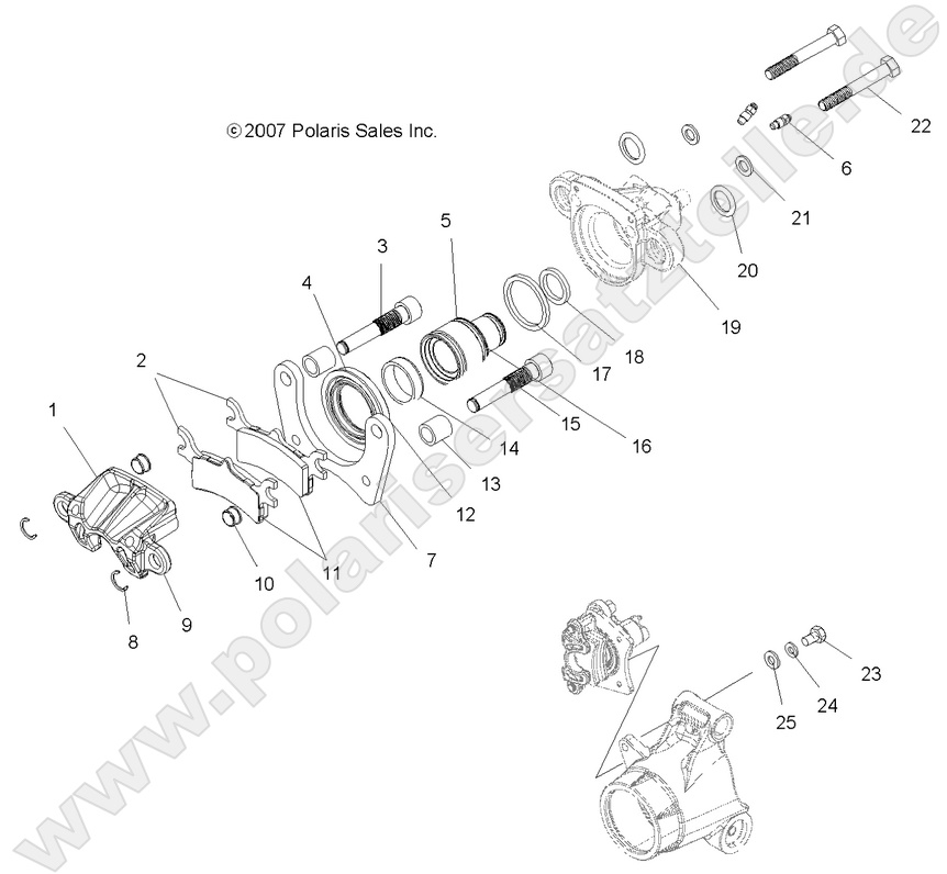 BRAKES, REAR CALIPERS BRAKES, REAR CALIPERS