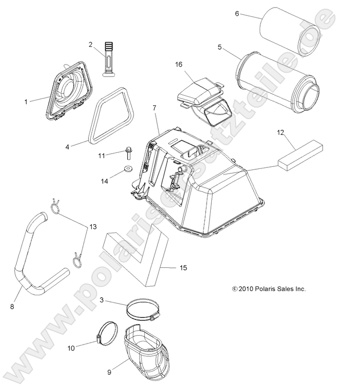 ENGINE, AIR INTAKE (Built 10/23/10 and After) ENGINE, AIR INTAKE (Built 10/23/10 and After)