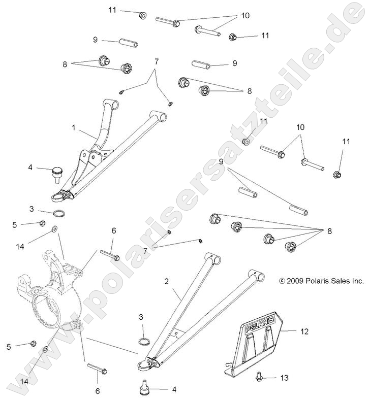 SUSPENSION, FRONT A-ARMS SUSPENSION, FRONT A-ARMS