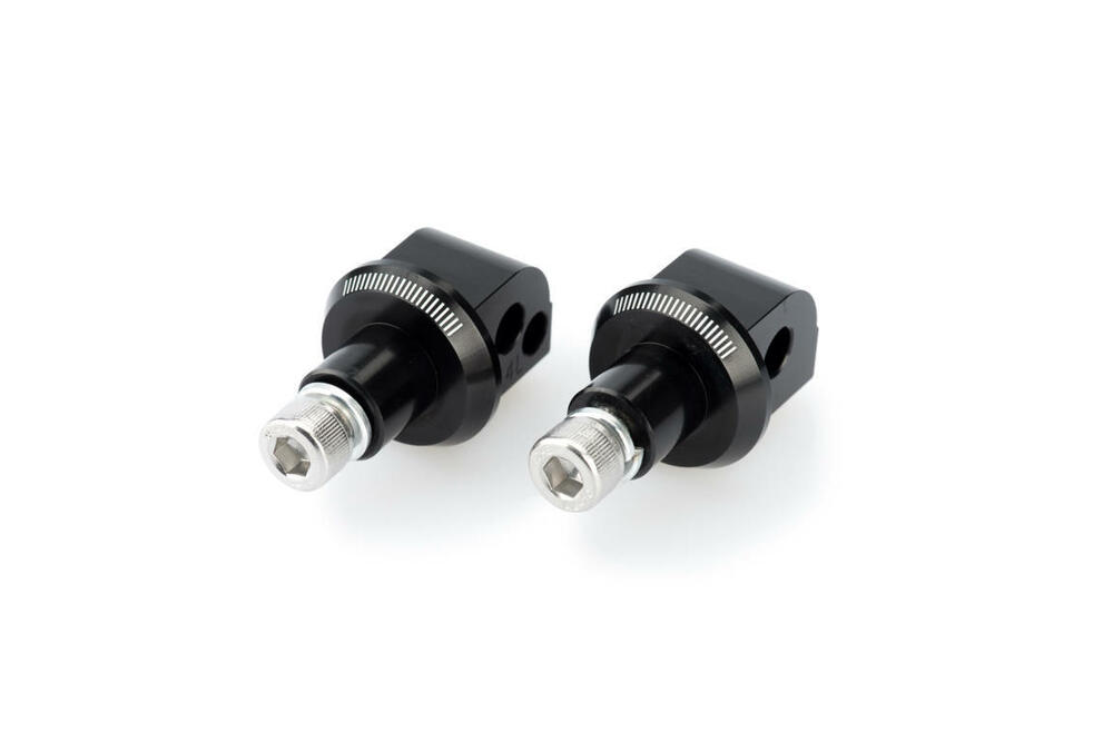 PUIG FUSSRASTEN MITFAHRER ADAPTER SET SRV850 C/SCHWARZ( - 6633N