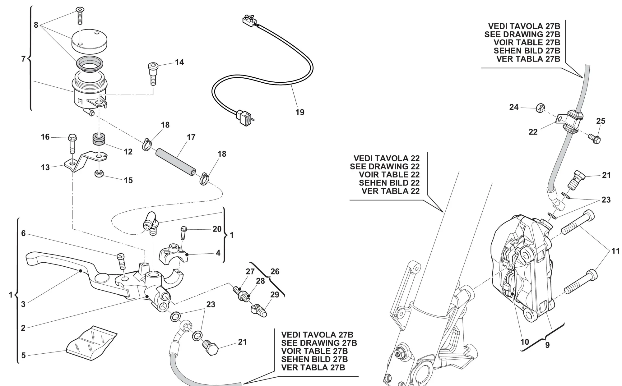 Bremssystem vorne Bremssystem vorne