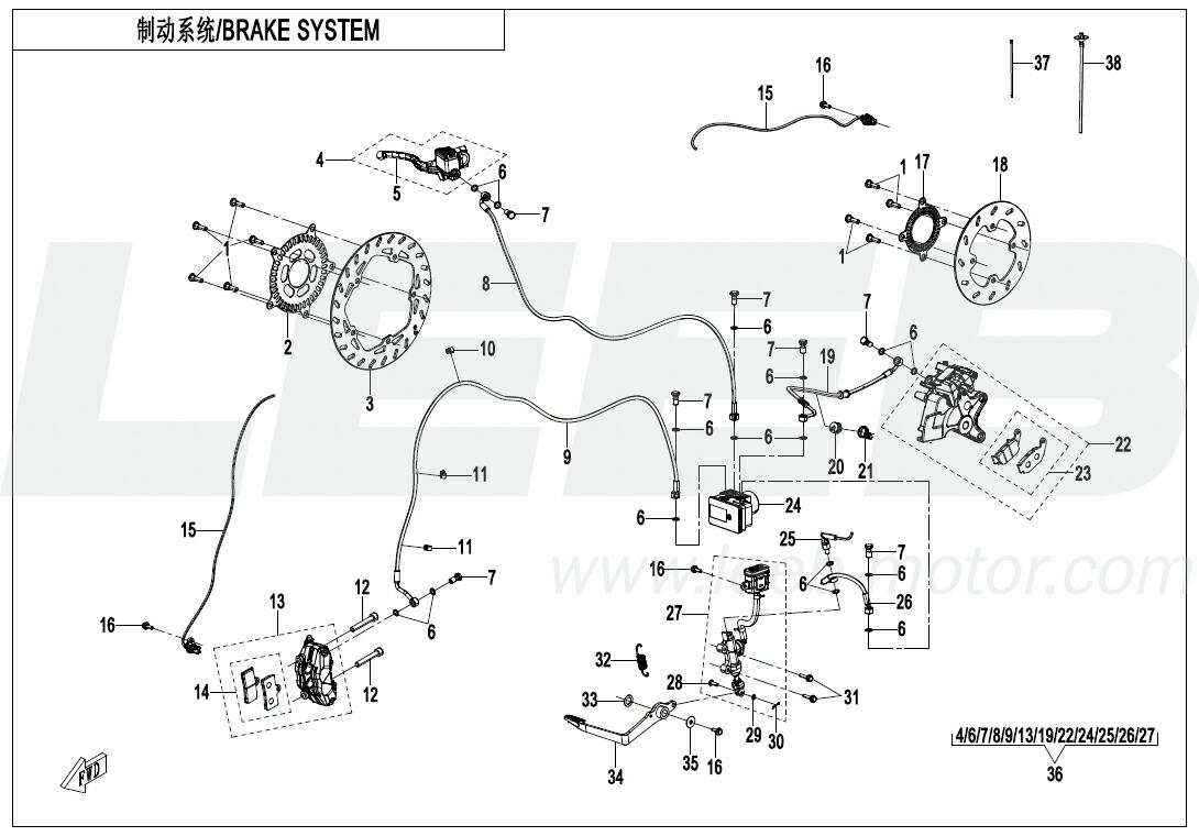 Bremsanlage Bremssystem Bremsanlage Bremssystem