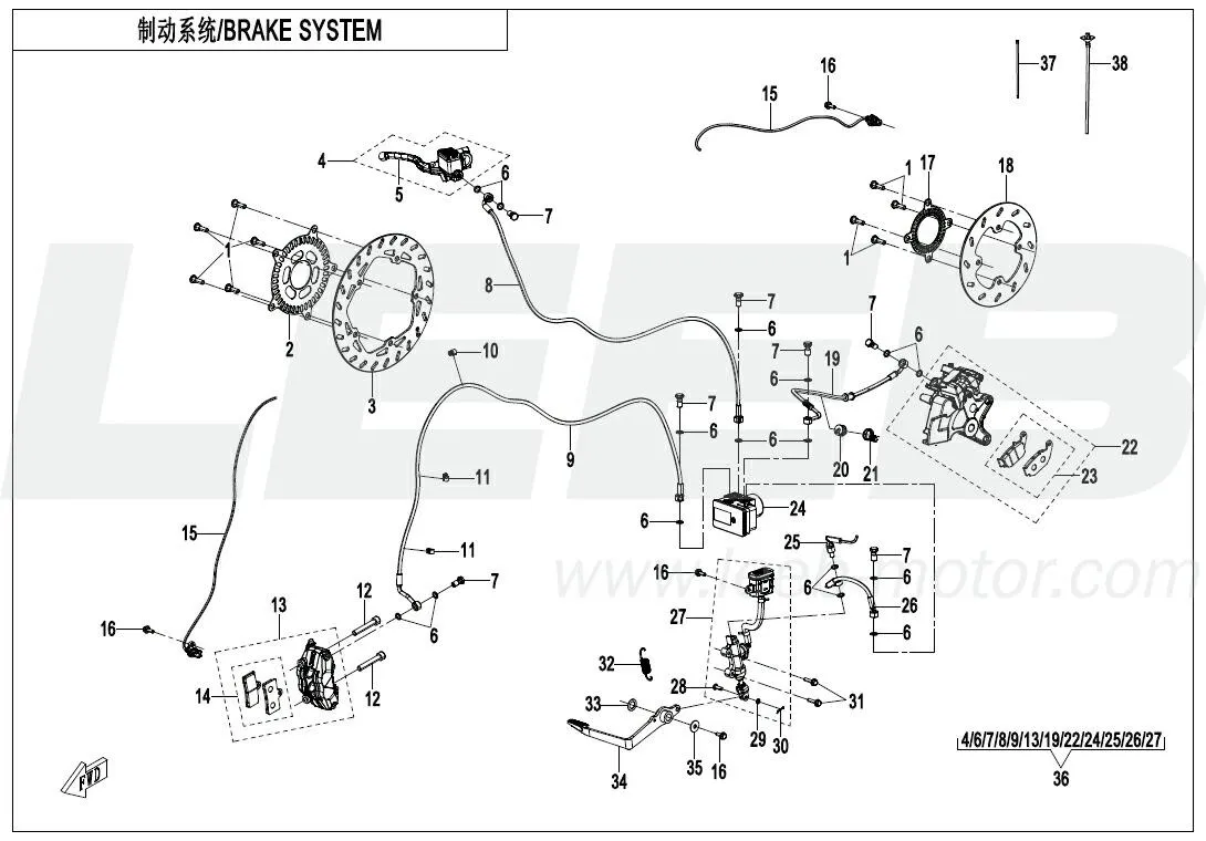 Bremsanlage Bremssystem 