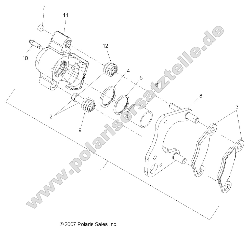 Brakes, Front Caliper Brakes, Front Caliper