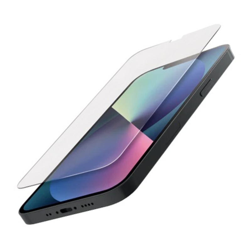 Quad Lock Displayschutzfolie aus gehärtetem Glas für iPhone 13 Mini