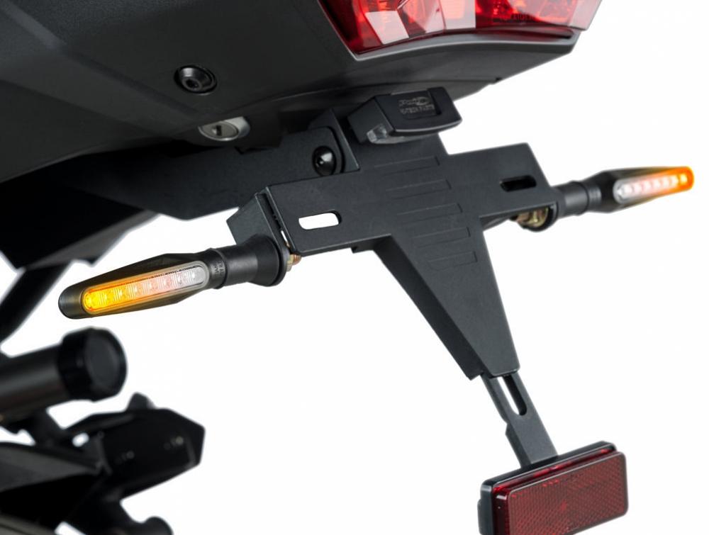 Puig Sequenzielle LED Blinker Set Pin, schwarz, Glas klar, ABE, 70,2x24,3 mm