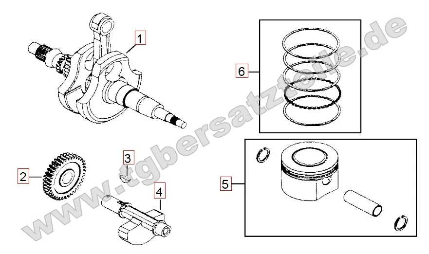 Kurbelwelle - Kolben Kurbelwelle - Kolben