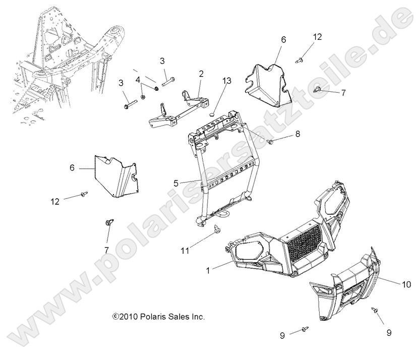 BODY, FRONT BUMPER and MOUNTING BODY, FRONT BUMPER and MOUNTING