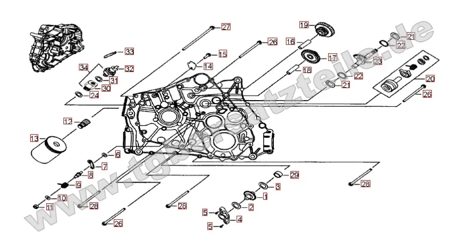 Motorgehäuse links (1)