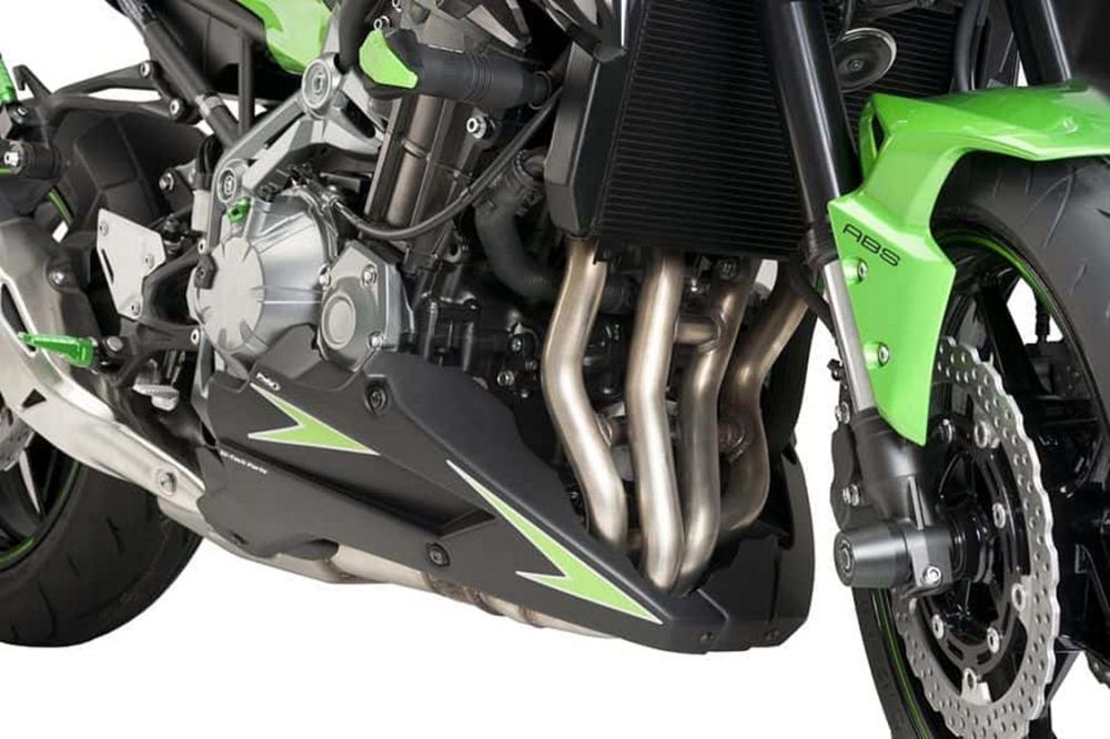 Puig Bugspoiler schwarz / untere Verkleidung - Kawasaki Z900 /SE 2017-22
