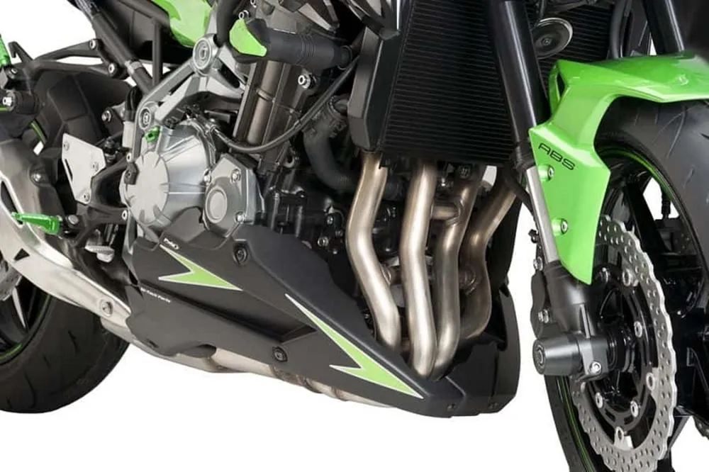 Puig Bugspoiler schwarz / untere Verkleidung - Kawasaki Z900 /SE 2017-22