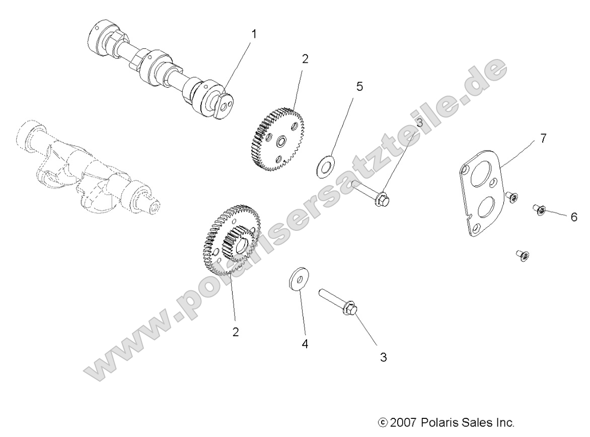 Engine, Camshaft and Gears Engine, Camshaft and Gears