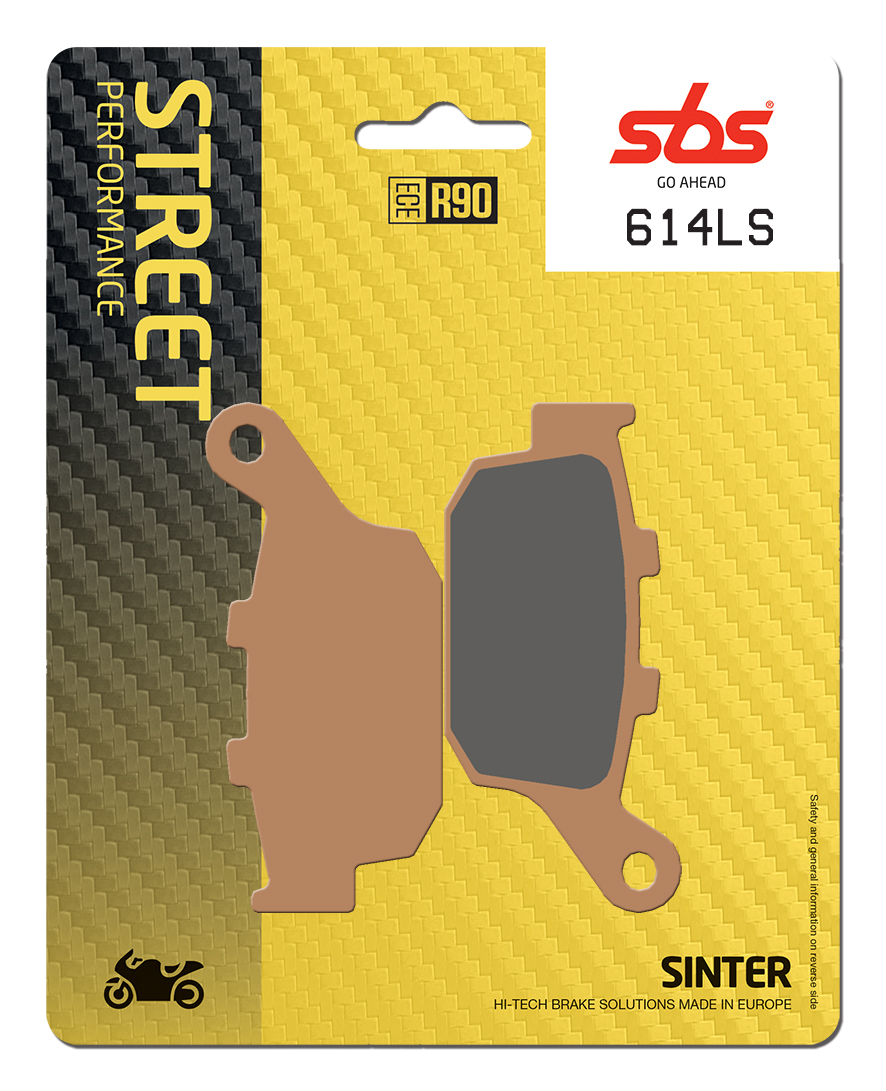 SBS_614_LS SBS Bremsbeläge LS Street Sinter ABE - 614LS